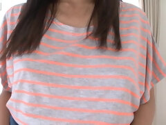 Cute Japanese teen Izumi Asato shows her tight cunt