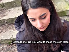 euro babe will do anything and everything for money