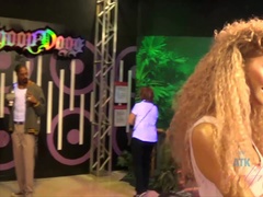 Cul, Salle de bains, Blonde, Poupée, Petite amie, Talons, Rasée, Jupe