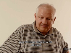 Devious old guy seduces sons girlfriend using all his charms