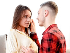 Leie, Grosser schwanz, Grosse titten, Blasen, Masturbation, Natürlichen titten, Dürr, Titten