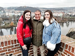 Taylee Wood and Little Ellis are fucking with a shared boyfriend