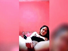 Asiatisch, Dildo, Selbstgemacht, Masturbation, Reif, Natürlich, Orgasmus, Weibliche ejakulation