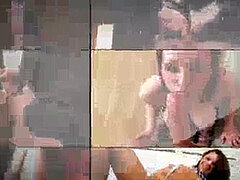 Brits, Sperma shot, Groepseks, Vriendin, Buiten, Openbaar, Slet