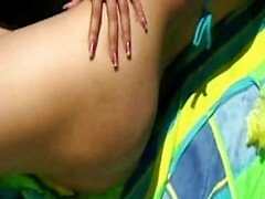 Petite brunettes Tiffany Mason and Mika Tan get naughty in a hot lesbian session with some small tits action