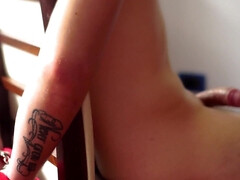 My Gf Cuffed me to Rail my Sausage