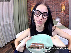 Nue à poil, Surprise, Adolescente, Plan cul à trois