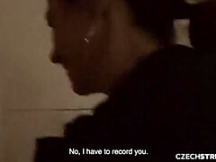 Squirting MILF Sereyna Gomez Fucked Hard in Public - POV Doggy Style & Blowjob