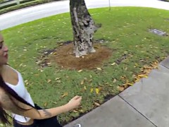 Bigass babe pickedup and pussyfucked