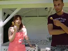 Sucer une bite, Cocu, Tir de sperme, Tchèque, Hd, Pov, Rousse roux, Criant