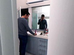 Kondom, Einschiebung, Küssen, Lecken, Natürlichen titten, Pov, Kurzes haar, Tanga