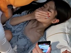 Aziatisch, Mooi, Grote mammen, Pijpbeurt, Sperma, Sperma shot, Japaans, Koreaans