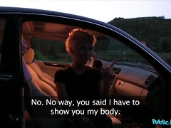 Amateur, Nana, Blonde, Tromperie, De plein air, Pov, Public, Cheveux courts