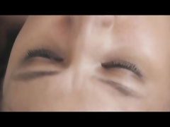 Chambre à dormir, Robe, Doigter, Embrassement, Naturelle, Mamelons bombés, Rasée, Tatouage