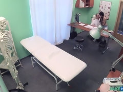 Sucer une bite, Tir de sperme, Médecin, En levrette, Léchez, Chatte, Uniforme, Voyeur