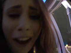 In den arsch, Blasen, Braunhaarige, Zierlich, Pov, Muschi, Rasiert, Titten