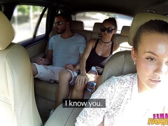 Darkhaired Babe Cabbie Humped In Car Trunk 1 - Female Fake Taxi