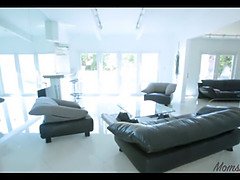 Leie, Blasen, Braunhaarige, Vollbusig, Hd, Milf, Reiten, Sohn