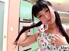 Asiatisch, Grosser schwanz, Schwarz, Braunhaarige, Japanische massage