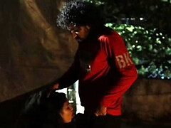 Asiatisch, Blasen, Betrug, Paar, Freundin, Indisch, Nippel, Im freien