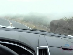 Amateur, Bikini, Morena, Besar, Al aire libre, Pov, Público, Afeitado