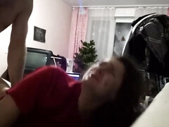 Amateur, Gros seins, Sucer une bite, Tir de sperme, Queue, Branlette thaïlandaise, Adolescente, Épouse