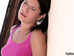 Pijpbeurt, Bedriegen, Vriendin, Spijkerbroeken, Twee staartjes, Rok, Tiener, Onder de rok