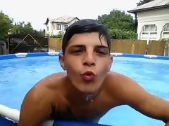 Enthousiasteling, Homo, Masturbatie, Buiten, Webcamera