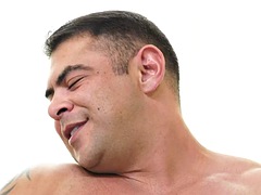 Tattooed fetish gay getting fucked by a black cock in an anal hole