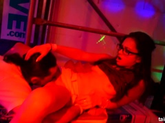 Schwarz, Blondine, Interrassisch, Nackt, Orgie, Weibliche ejakulation, Swingers, Nass