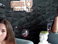 Explicit Podcast: Sara Blonde & Crispasquel - Uncontrolled Blowjob & Cumshot Action