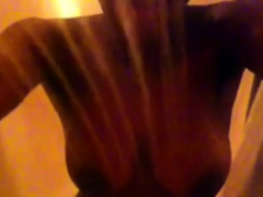 Amateur, Culo, Negro, Ébano, Pezones, Bragas, Adolescente, Camara web