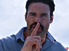 Tetas grandes, Morena, Corrida, Al aire libre, Montar, Afeitado