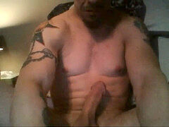 Str8 tatted dude squirts a Nut #20