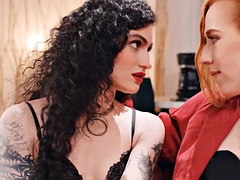 Lydia Black and Shiri Allwood fuck sensually and make them so happy