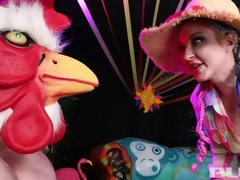 Anaal, Achter de coulissen, Grote kont, Grote mammen, Zwart, Man die toekijkt, Lul, Hondjeshouding