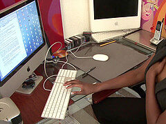 Amateur, Grosse bite, Noire, Suçant