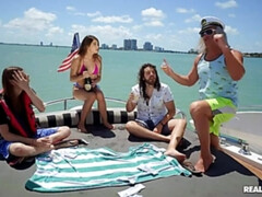 Super-Best Boat Sex Party with Seaman amp Semen