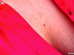 Handcuffed Hottie Is Ballgagged And Drools Over Herself