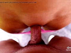 Stepmom Accidentally Squirts While Helping Stepson Cum in Her Panties - Amateur MILF POV