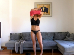 Blond, Pijpbeurt, Naakte man aangeklede vrouw, Hondjeshouding, Hardcore, Hd, Gezichtspunt, Tiener