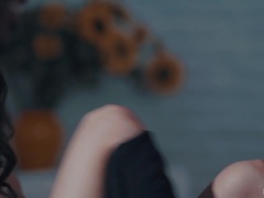 Минет, Брюнетки, Глубокая глотка, Затыкание рта, Секс без цензуры, Мастурбация, Крошечные, Сиськи