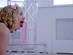 Gros seins, Blonde, Masturbation, Petite femme, Actrice du porno, Rasée, Solo, Nénés