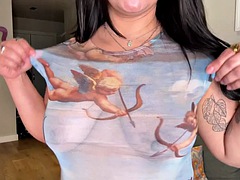 Tetas grandes, Lencería, Solo, Tetas