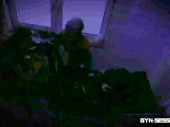 Cul, Femme dominatrice, Fétiche, Allemand, Hard, Latex, Chatte, Esclave