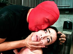 Sadomasochismus, Blasen, Braunhaarige, Hundestellung, Domination, Hardcore, Küssen, Jungendliche (18+)