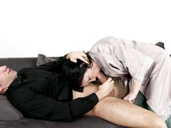 Grote mammen, Zwart, Pijpbeurt, Hondjeshouding, Hd, Moeder die ik wil neuken, Moeder, Geschoren