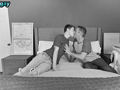 In den arsch, Blasen, Spermaladung, Schwul, Handjob, Reif