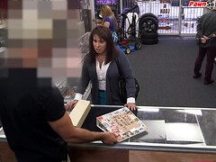 BANGBROS - Pawn chesty COUGAR escort facialized in office after doggy style