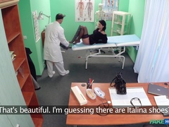 Leie, Blasen, Arzt, Hundestellung, Lecken, Krankenschwester, Muschi, Uniform